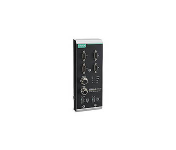 Moxa NPort 5450AI-M12-T - 4-port 3 in 1 Device Server w/ M12 Connector (Ethernet, power input), -40 to 70  Degree C by MOXA